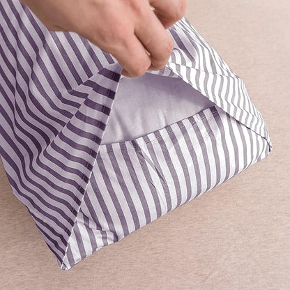 Cotton Pillow Case Striped