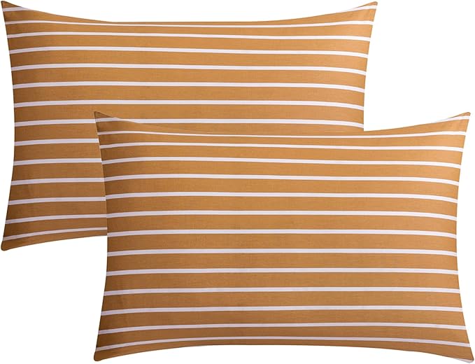 Cotton Pillow Case Striped