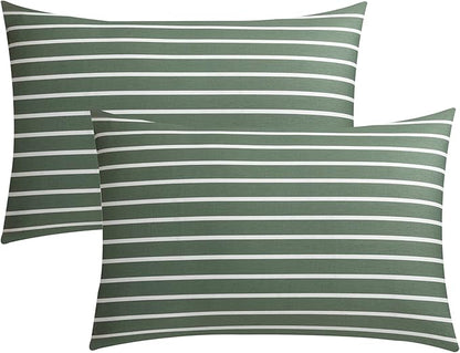 Cotton Pillow Case Striped