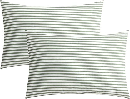 Cotton Pillow Case Striped