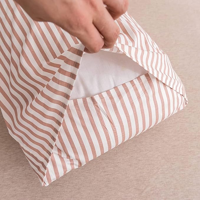 Cotton Pillow Case Striped