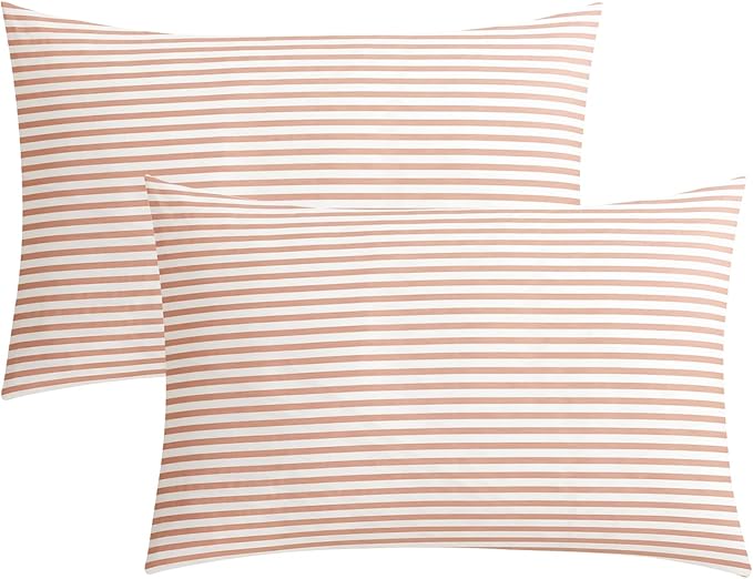 Cotton Pillow Case Striped