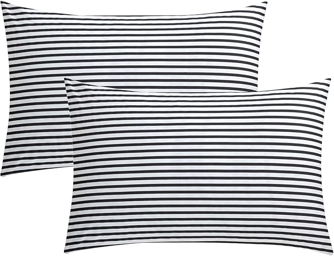 Cotton Pillow Case Striped