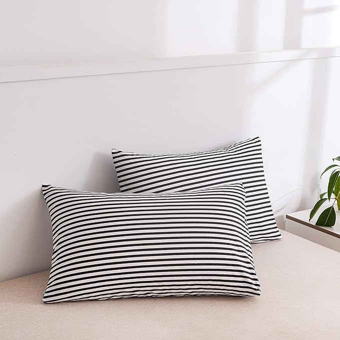 Cotton Pillow Case Striped