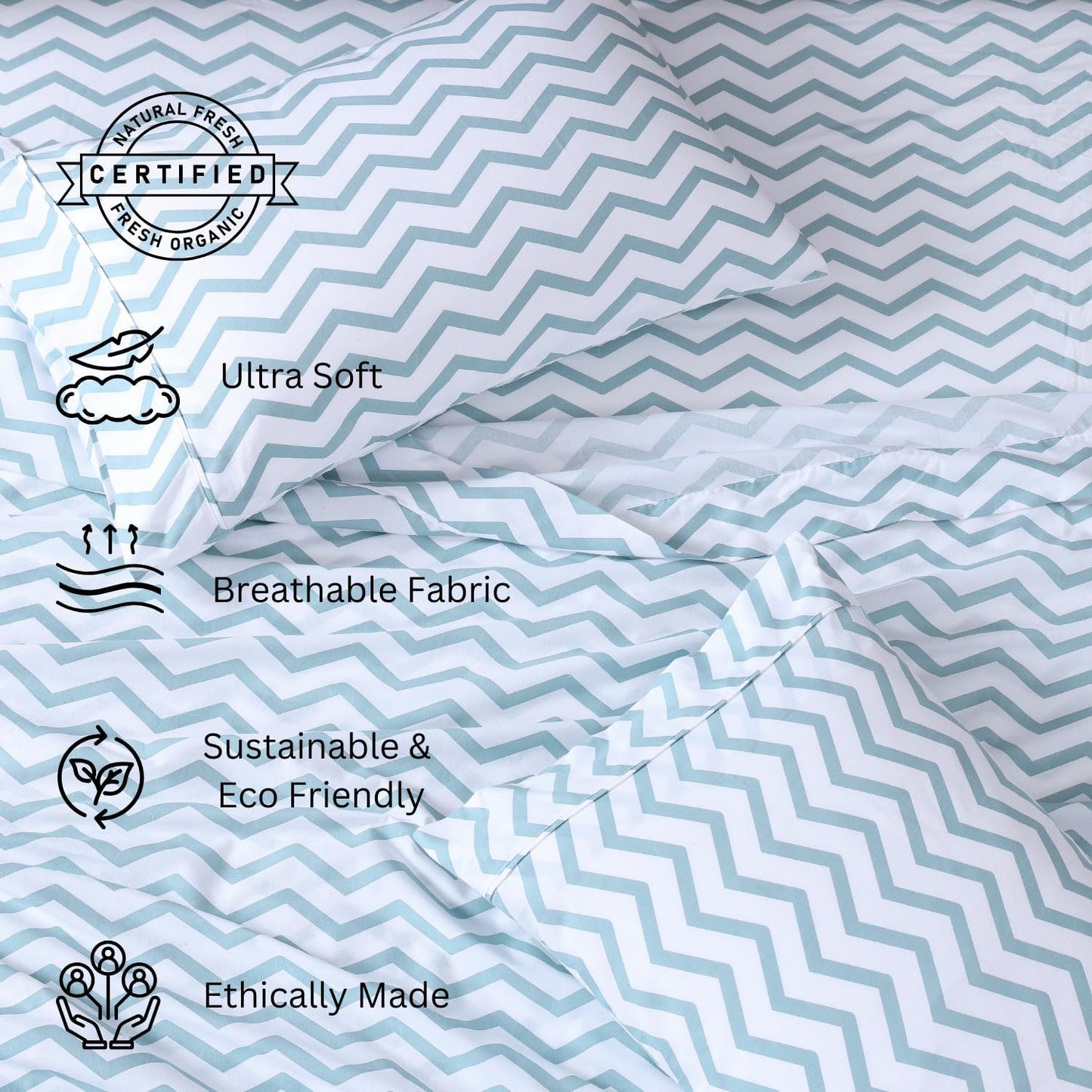 Organic Cotton Sheets Textures Patterns