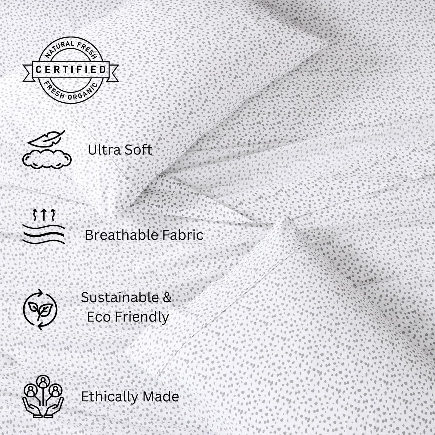 Organic Cotton Sheets Textures Patterns