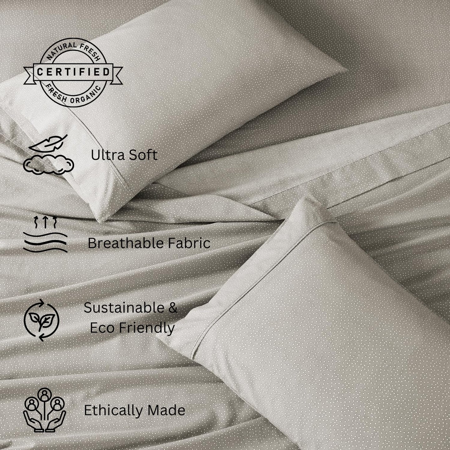 Organic Cotton Sheets Textures Patterns